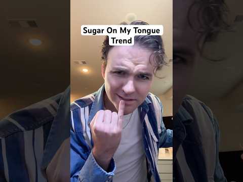attempting the sugar on my tongue trend 🫣
