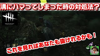 【DBD】高台の溝にはまった時に抜け出す方法？