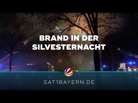 Brand in der Silvesternacht: Mehrfamilienhaus in Ansbach unbewohnbar