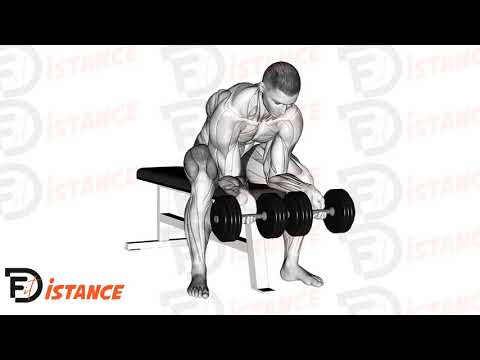 Exercice Curl des doigts avec haltères