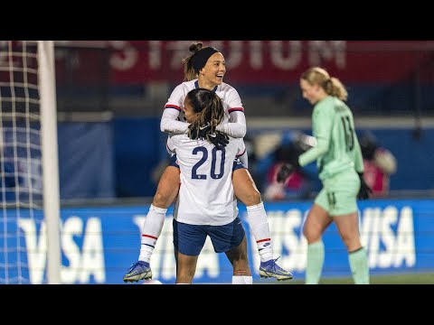 USWNT vs. Islandia: Primer Gol de Mallory Pugh - 23-02-22