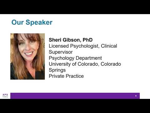 APS TARC Webinar: Understanding Decisional Capacities of Older Adults