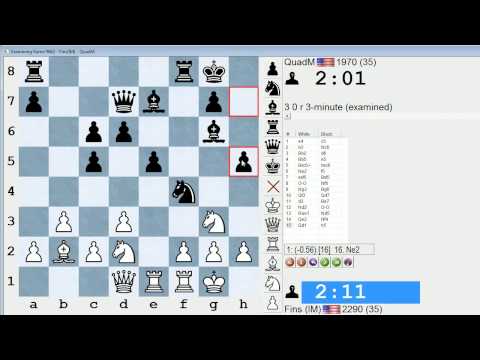 Blitz Chess #341: IM Bartholomew vs. QuadM (Sicilian Defense)