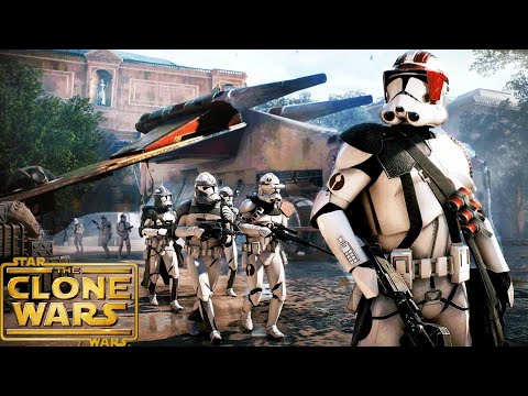 BATTLE OF NABOO: Clone Troopers vs CIS Battle Droids - Star Wars: Battlefront 2 (PS5, 4K, HDR)
