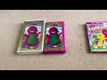 Sing Dance With Barney VHS DVD Comparison
