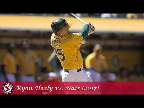 Oakland A's Hitting Clinics Episode 5 - Ryon Healy vs. Nationals (2017)