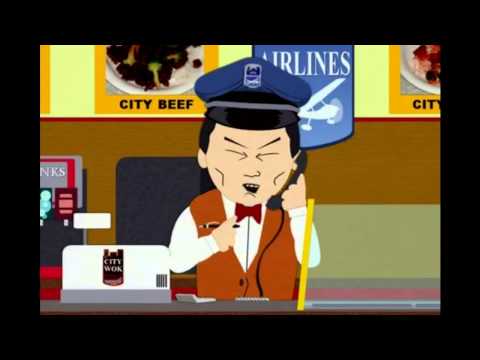 South Park - City Airlines barter flight to Canada