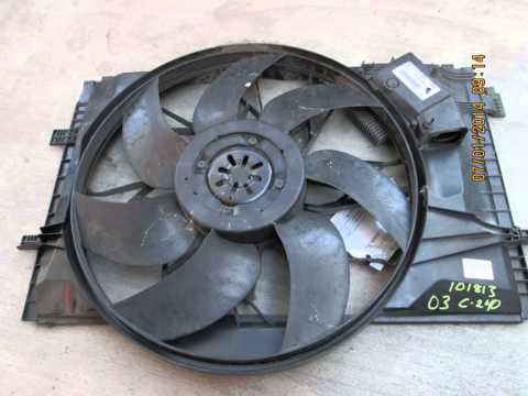 2003 Mercedes C240 Cooling FAN ASSEMBLY 203TYPE - mbiparts.com Used OEM Mercedes Parts - Dism... OEM