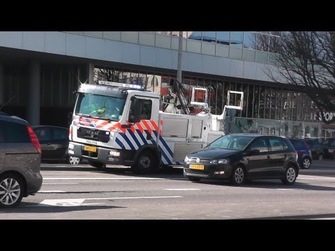 PRIO 1 Politie berger Amsterdam-Amstelland met spoed naar een onbekende melding in Amsterdam