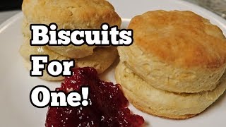 Biscuits for One (only 3 ingredients)