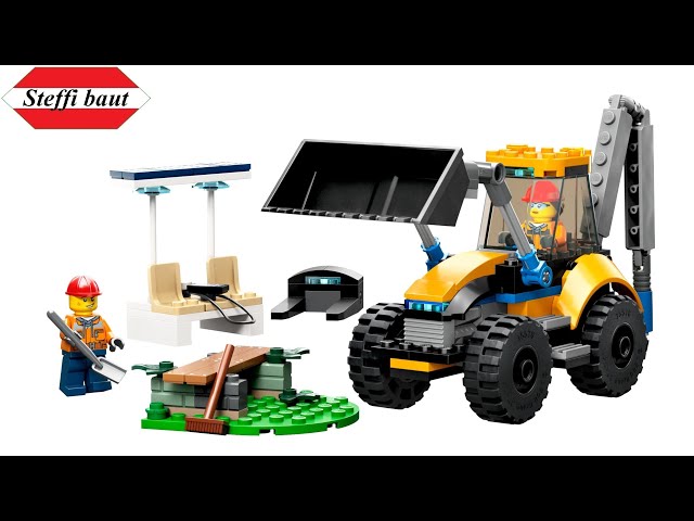 Vídeo relacionado con LEGO 60385 City Excavadora de Obra, Vehículo de Construcción para Niños y Niñas de 5 Años o Más, Personalizable, Mini Figuras, Regalo de Cumpleaños