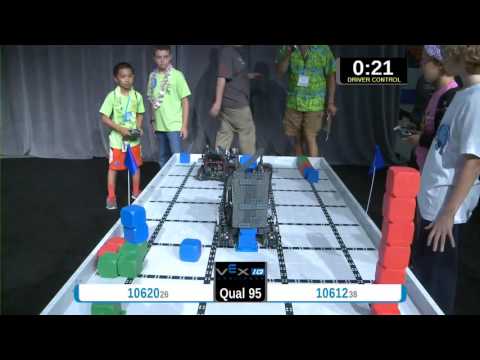 2015 VEXIQ Elem Q95 -  (10620 10612) 89 - VEX-IQ Elementary School-VEX Worlds 2015
