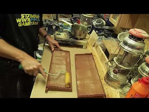 Bygga bikupa - Vaxhantering