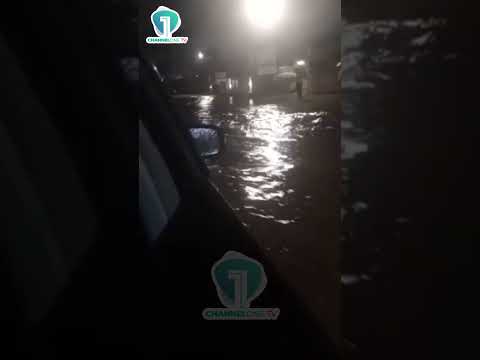 WATCH: Heavy Rains Trigger Flooding in Tesano, Disrupting Movement