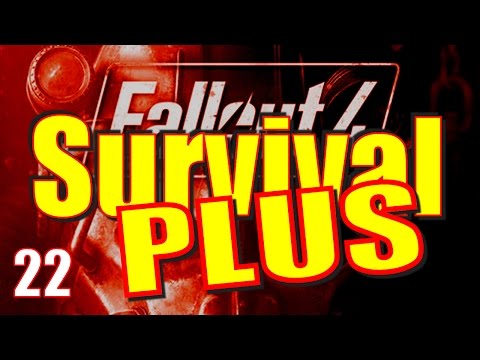 Fallout 4 Survival Mode Walkthrough Part 22 - Gunfight at the Corvega Assembly Plant