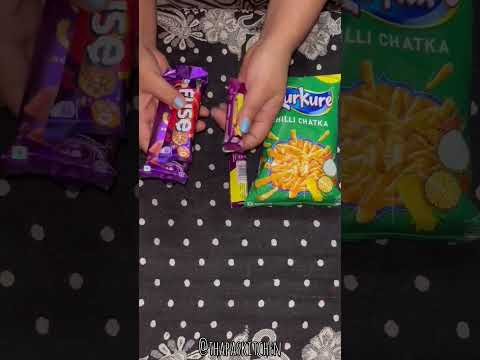 kurkure and Cadbury chocolate 😍😋🍭 #chocolate #marshmallow #kitchen #viral #candyrecipe #shorts
