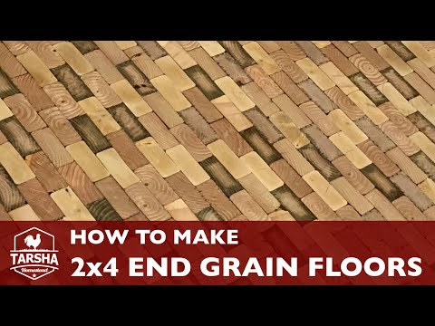 How to Make 2x4 End Grain Floors