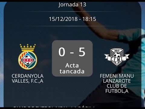 CF CERDANYOLA - EF MANU LANZAROTE