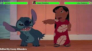 Lilo & Stitch 2: Stitch Has a Glitch (2005) Argument Scene with healthbars