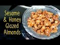 Sesame Honey Glazed Almonds Episode 024 I Ll Eat For Food
