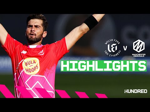 Shaheen Shah Afridi Stars With The Ball | Welsh Fire v Manchester Originals | The Hundred 2023