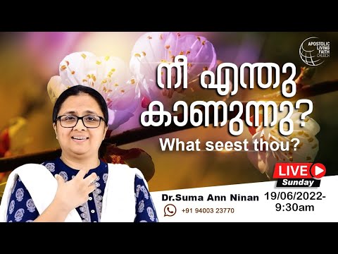 🔴  🅻🅸🆅🅴 || The Power of Vision || 𝐎𝐧𝐥𝐢𝐧𝐞 𝐒𝐮𝐧𝐝𝐚𝐲 𝐖𝐨𝐫𝐬𝐡𝐢𝐩 𝐒𝐞𝐫𝐯𝐢𝐜𝐞 || Dr.Suma Ann Ninan || ALFC TV