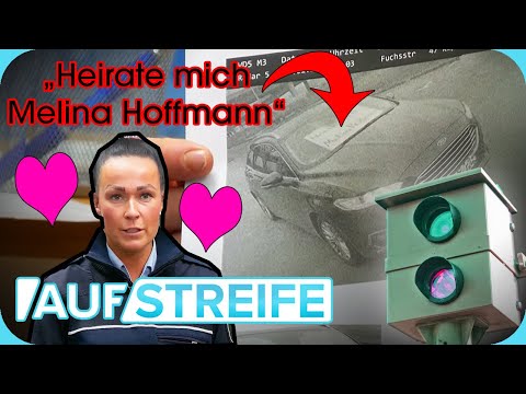 Antrag via Blitzerfoto: Unbekannter will Polizistin Melina Hoffmann heiraten!? | Auf Streife | SAT.1