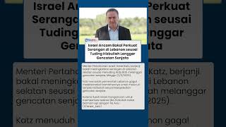 Langgar Gencatan Senjata, Israel Sebut Hizbullah "Main Api", Siap Eskalasi Serangan di Lebanon