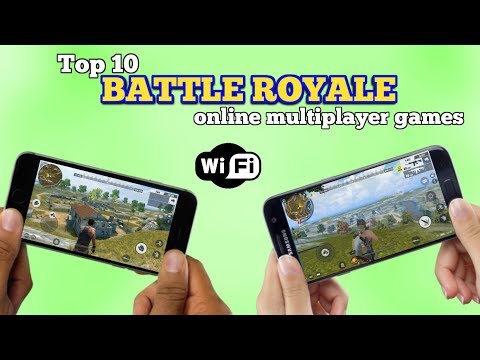 Top 10 BATTLE ROYALE online multiplayer games for Android/iOS via WiFi