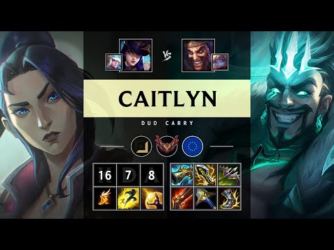 Caitlyn ADC vs Draven: Unstoppable - EUW Grandmaster Patch 14.23