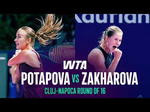 Anastasia Potapova vs. Anastasia Zakharova | 2026 Cluj-Napoca Round of 16 | WTA Match Highlights