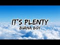 Burna Boy - It’s Plenty (lyrics)