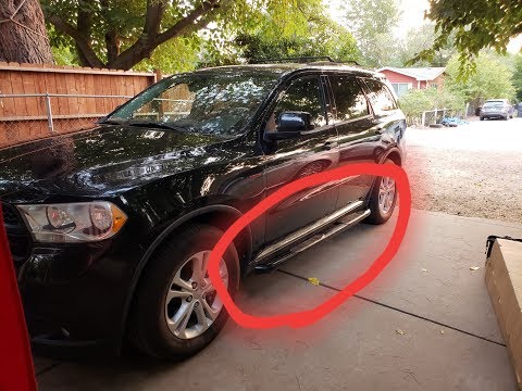 2011-2018 Dodge Durango SIDE STEPS/NERF BARS INSTALL TUTORIAL!