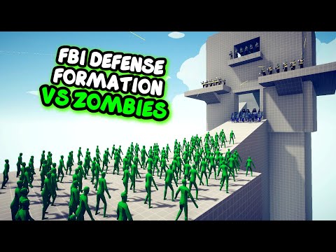 FBI Vs ZOMBIES - TABS - Totally Accurate Battle Simulator [#2]