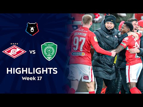 FK Spartak Moscow 2-1 FK Akhmat Grozny 