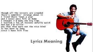 Jim Croce | Maury Muehleisen - New York&#39;s Not My Home | Lyrics Meaning