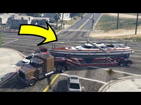 I FOUND MICHAEL'S STOLEN BOAT BACK IN GTA 5!