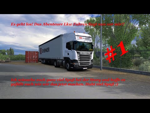 Endlich geht es los das Abenteuer LKW fahren. Skofai´s Fernfahrer Alltag bei DB Schenker