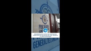 #PrimiciaBlu Escandalosa cifra de contratos directos en Alcaldía de Cali, revela la Procuraduría