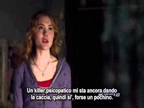 The Nine Lives of Chloe King 1x03 Chloe and Alek funny opening scene!