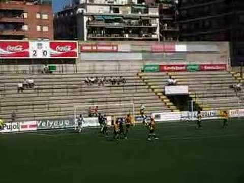 Sant Andreu 3-1 Huesca 06/07, gol de Camacho
