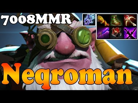 Dota 2 - Neqroman 7008MMR Plays Sniper vol 2 - Ranked Match Gameplay