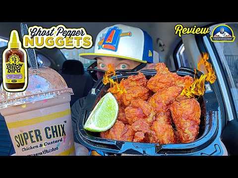 Super Chix® x Yellowbird Ghost Pepper Nuggets Review! 👻 | Are These TOO Hot For Me? | theendorsement