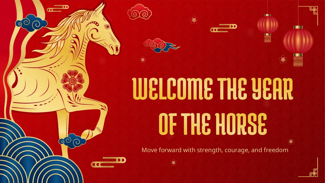 Chinese New Year 2026 🐴 PowerPoint Template