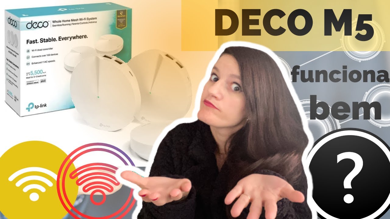 Miniatura da avaliação em vídeo de Roteador TP-Link Deco M5 AC1300 Wi-Fi Mesh