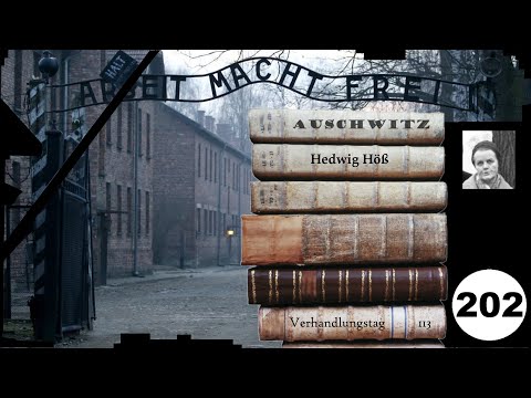 (202) Zeuge: Hedwig Höß (NS) - Frankfurter-Auschwitz-Prozess