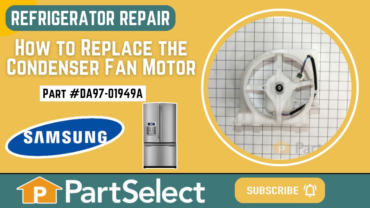 Replacing the Condenser Fan Motor with Bracket