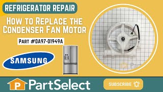 Samsung Refrigerator Repair - Replace the Condenser Fan Motor with Bracket (Samsung Part #DA97-01949A)