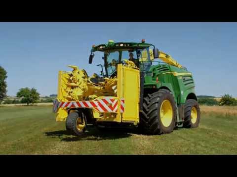 Kemper Komfort Zusatzfahrwerk 375plus an John Deere
