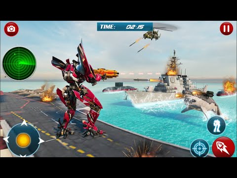 New Jet Ski Robot Part-4 | Submarine Robot Transformation - Android GamePlay | By Game Crazy